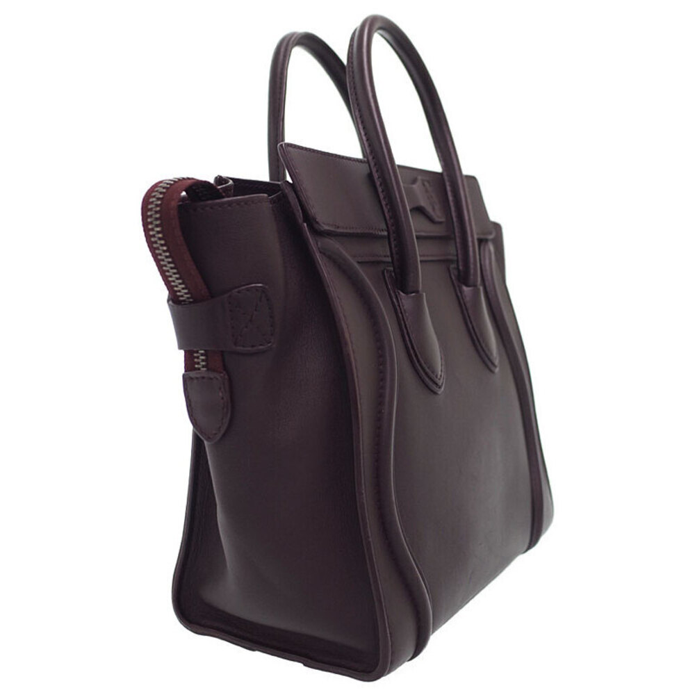 Celine Shopper Tote Shoulder Leather Calfskin Handbag - Picture 2 of 9